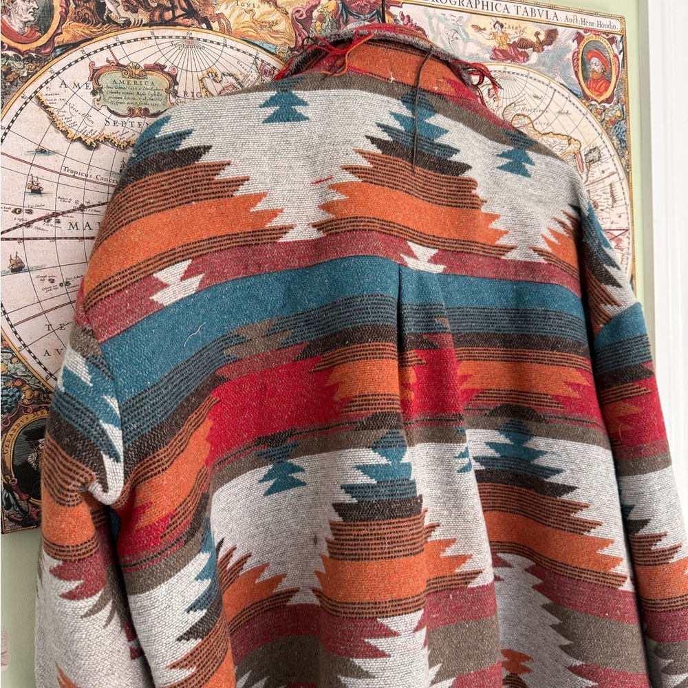 Aztec Print Blanket Coat‎ - Picture 9 of 9